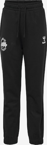 Hummel Tapered Broek 'FSK JUMP' in Zwart: voorkant