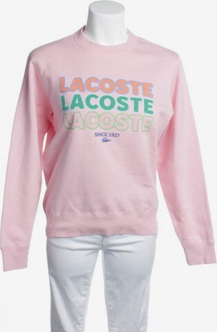 LACOSTE Sweatshirt / Sweatjacke XS in Pink: predná strana