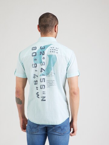 CAMP DAVID Slim fit Overhemd in Groen: voorkant