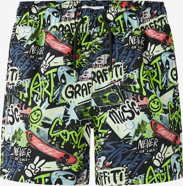 NAME ITKupaće hlače 'NKMZatoony' - crna boja: prednji dio