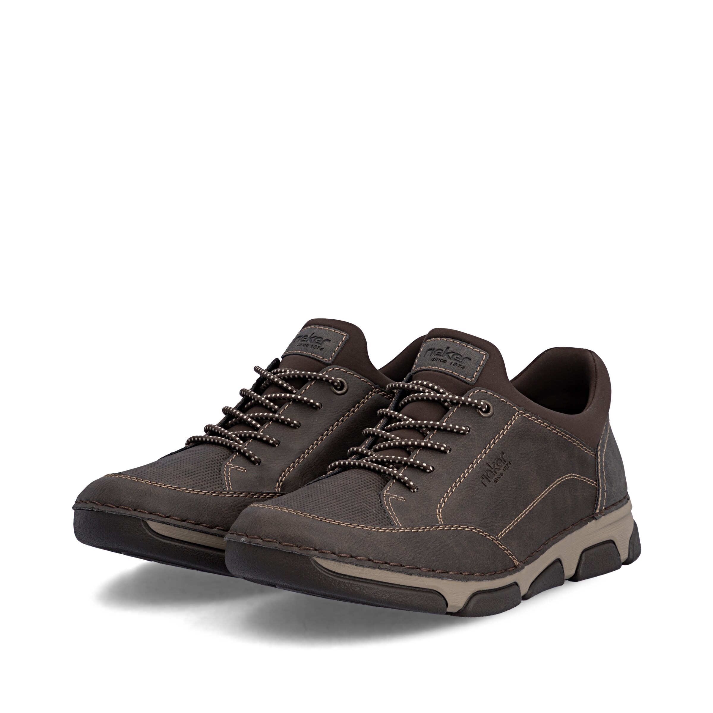 Baskets basses Rieker en marron