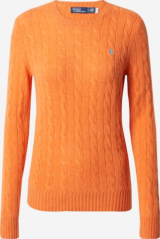 Polo Ralph Lauren Tröja 'J' i orange: framsida