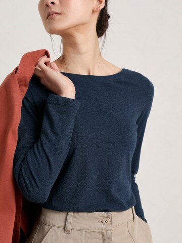 Seasalt Cornwall - Camiseta 'Easel' en azul: frente