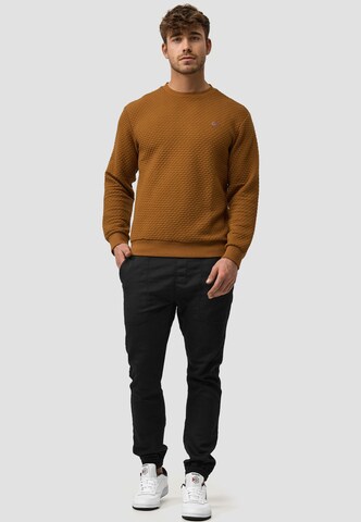 INDICODE JEANS Sweatshirt 'Dash' in Orange