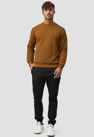 INDICODE JEANS Sweatshirt 'Dash' in Oranje