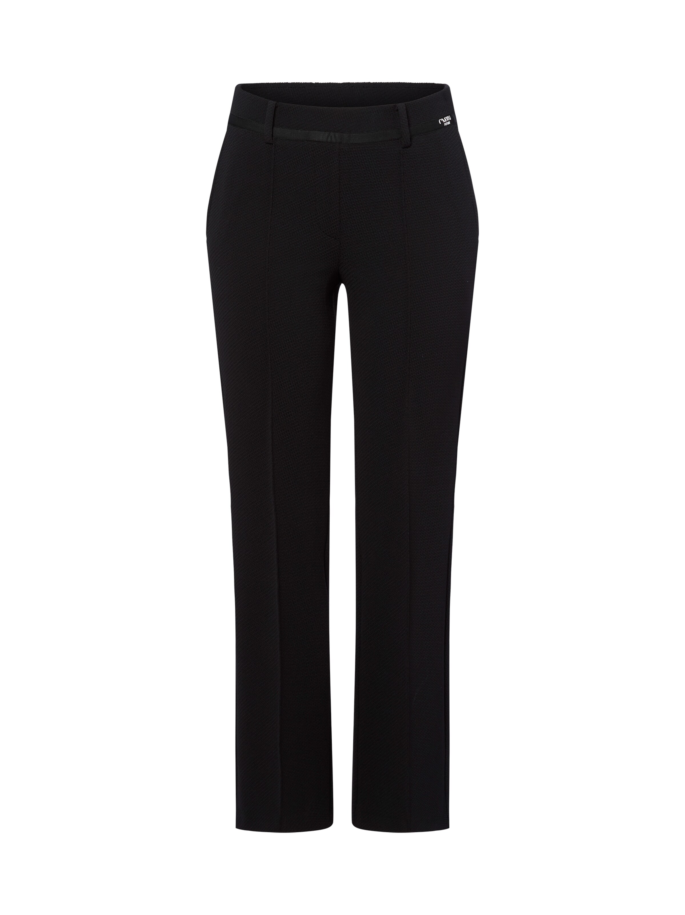 Cambio Bandplooibroek in Zwart: voorkant