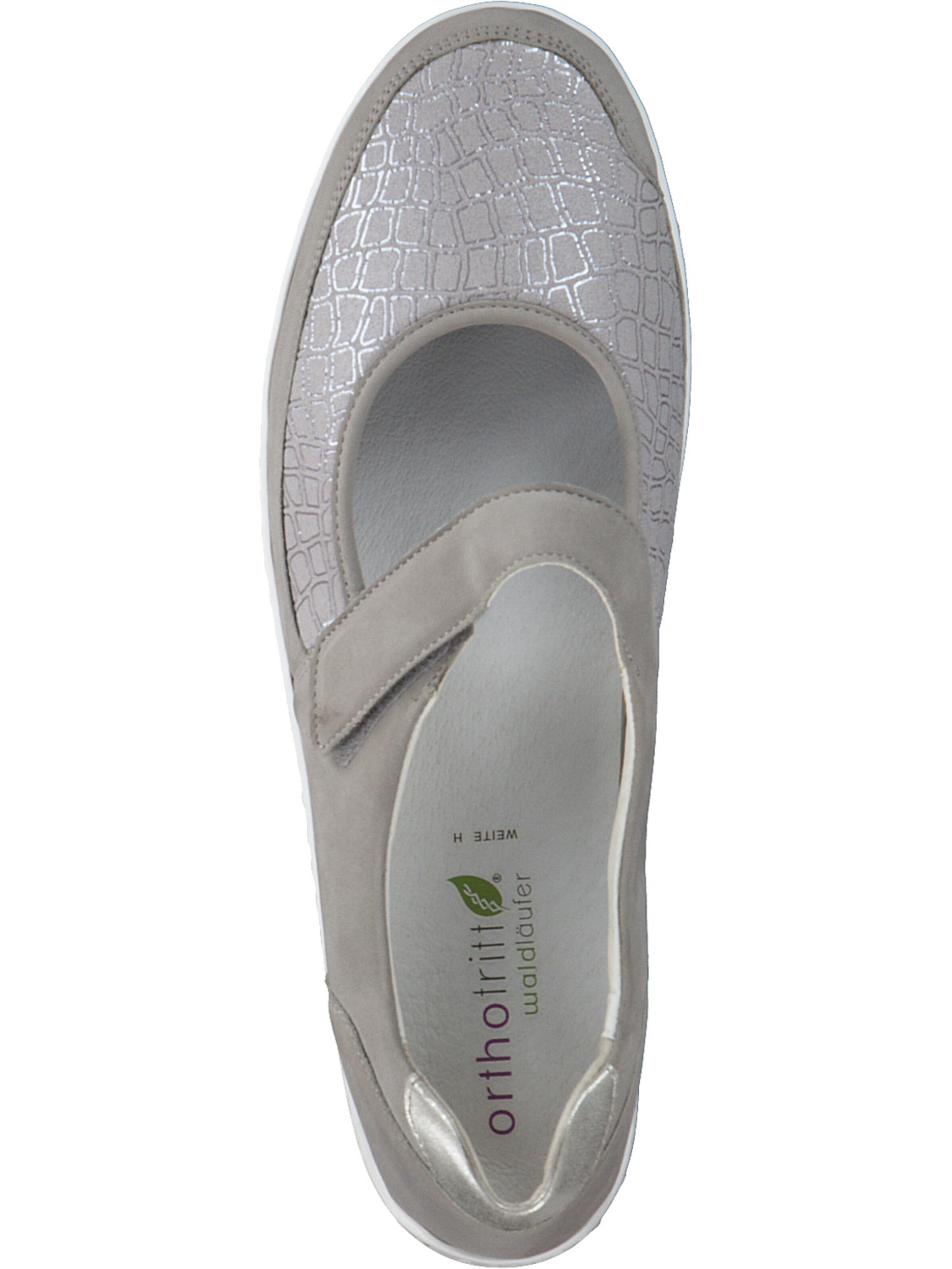 WALDLÄUFER Slipper 'Henni' in Grau