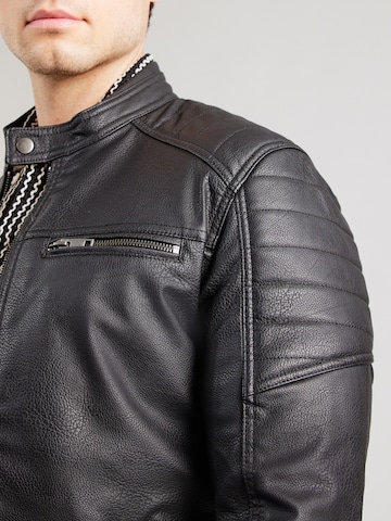 JACK & JONES Regular fit Tussenjas 'Rocky' in Zwart