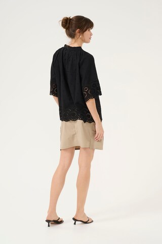 CULTURE Bluse 'Reya' in Schwarz