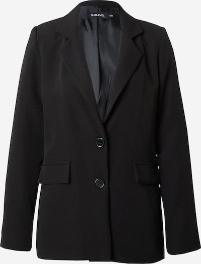 Sublevel Blazer en noir, Vue avec produit