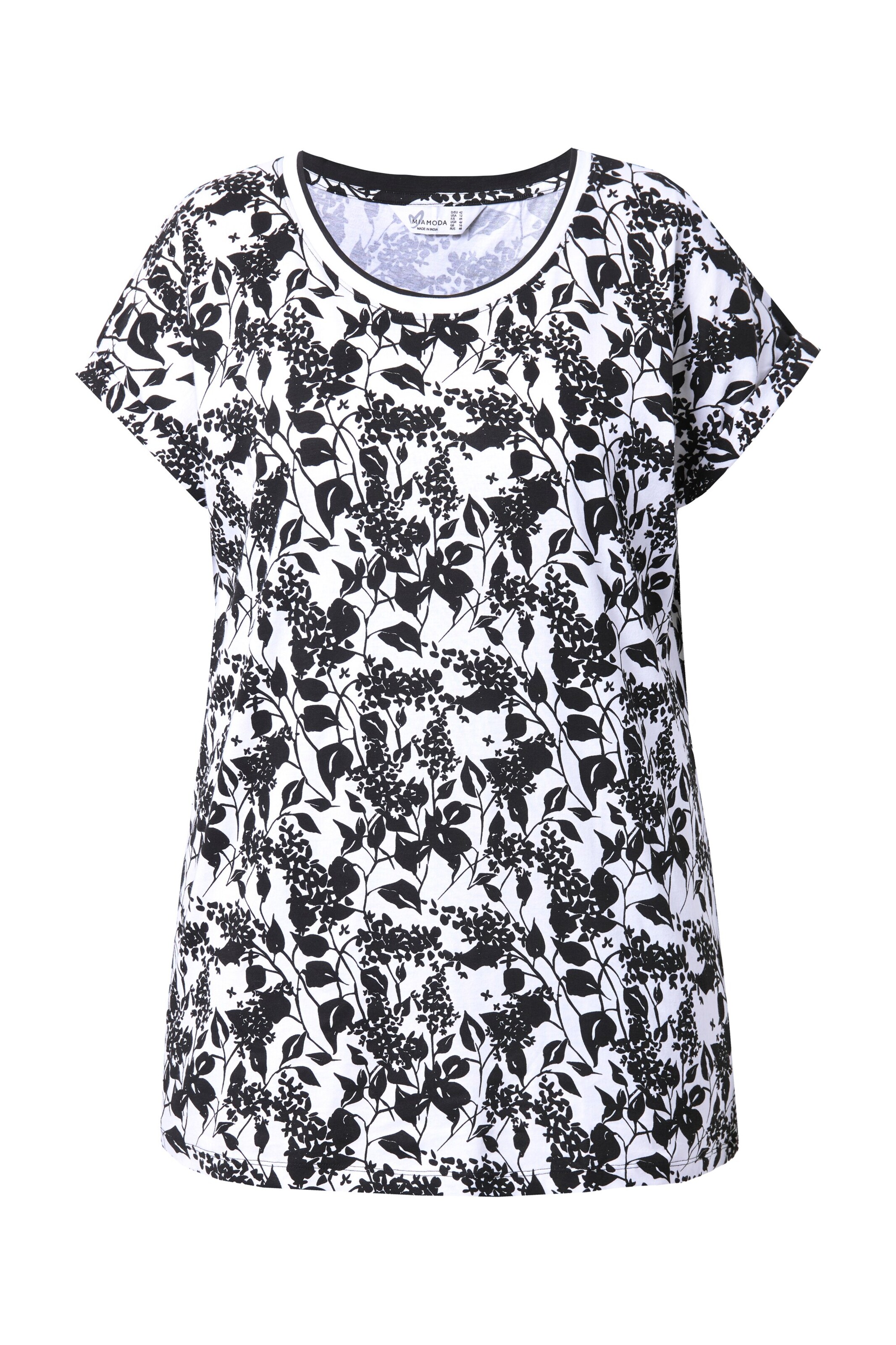 MIAMODA Shirt in Black: front