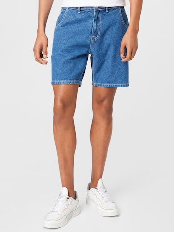 Denim Project Regular Jeans in Blauw: voorkant