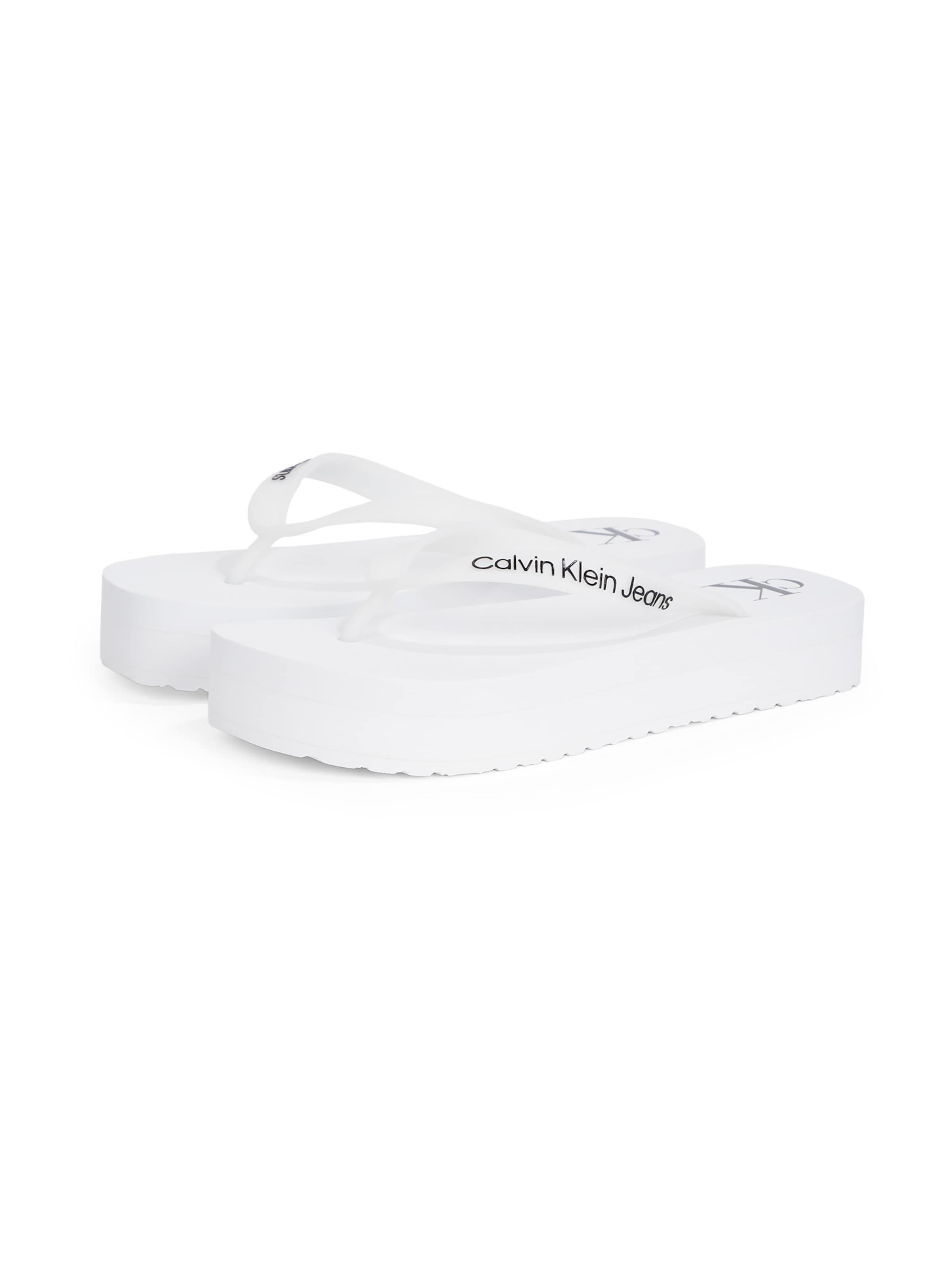 Calvin Klein Teenslipper in Wit