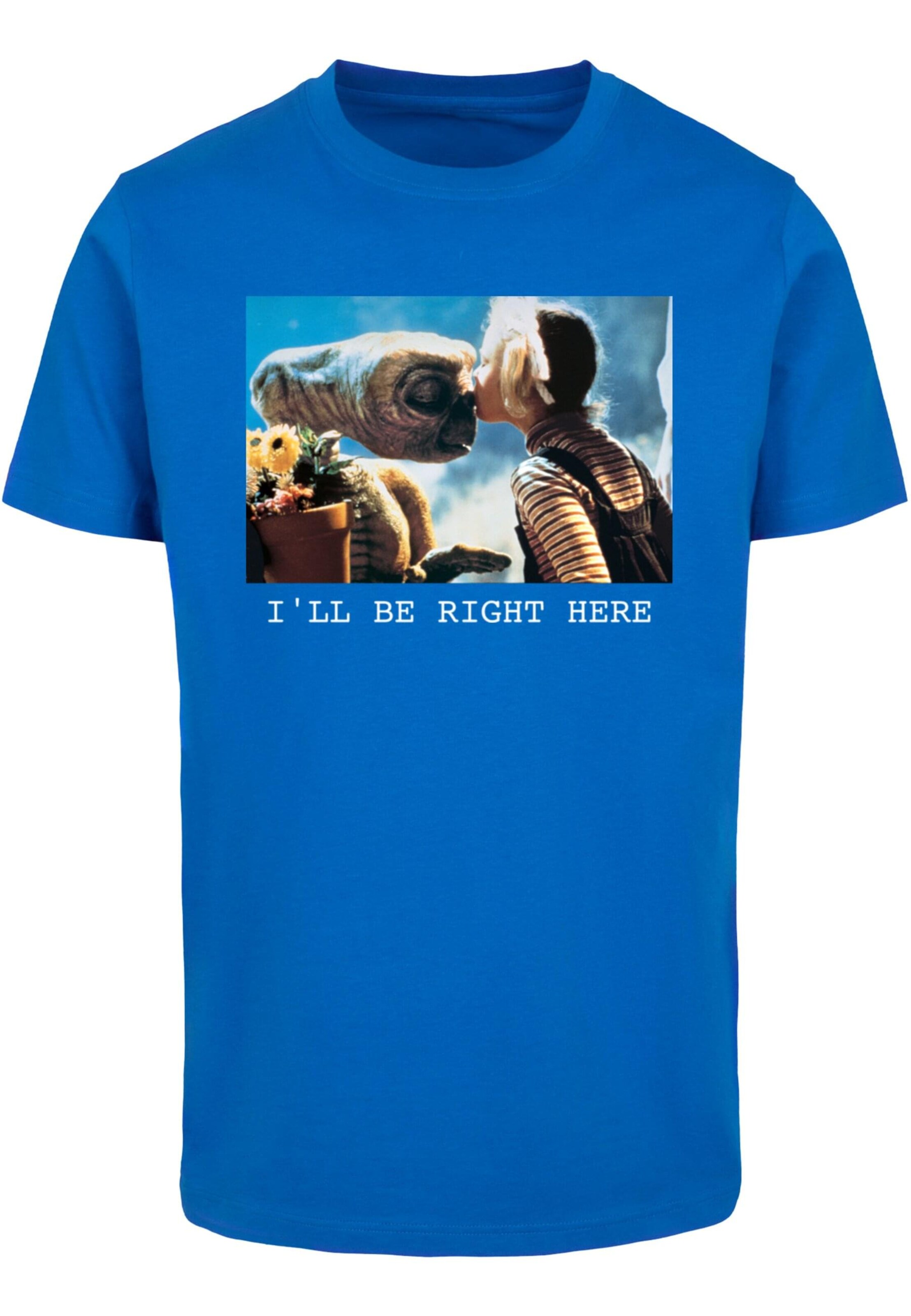 Merchcode T-Shirt in Blau: Vorderseite