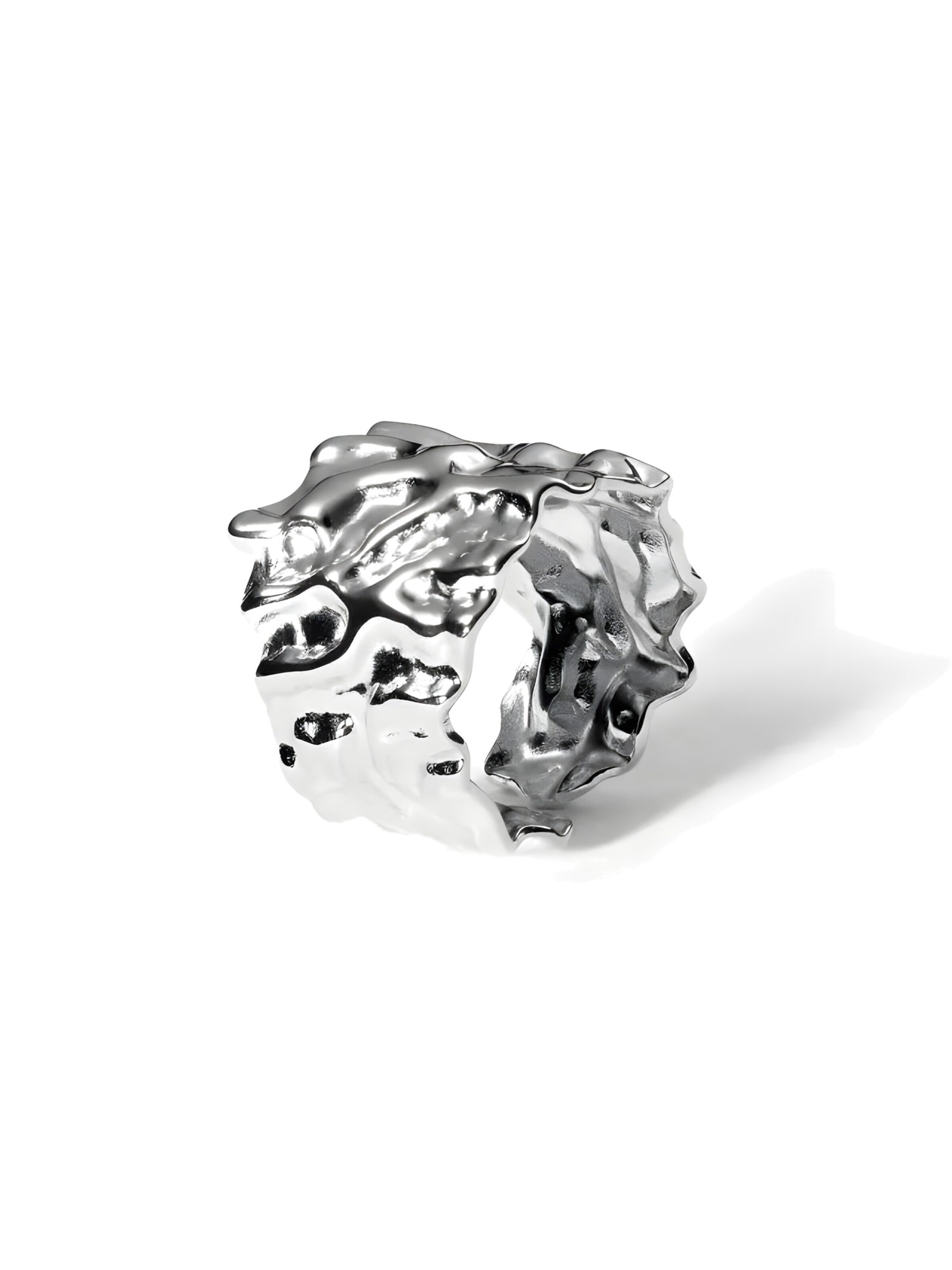 hiBALI Ring 'Chunky Ring'‌‌‌‌‌‌‌ in Silber: Vorderseite