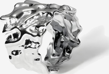 hiBALI Ring 'Chunky Ring' in Silber: Vorderseite
