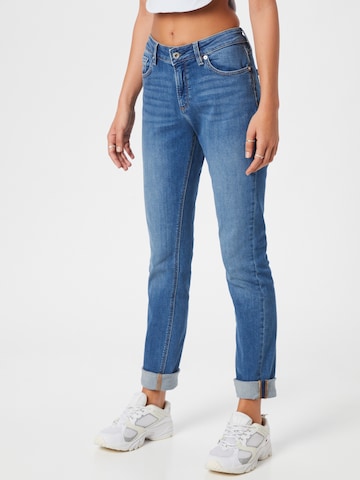 QS Slimfit Kavbojke 'Catie' | modra barva: sprednja stran