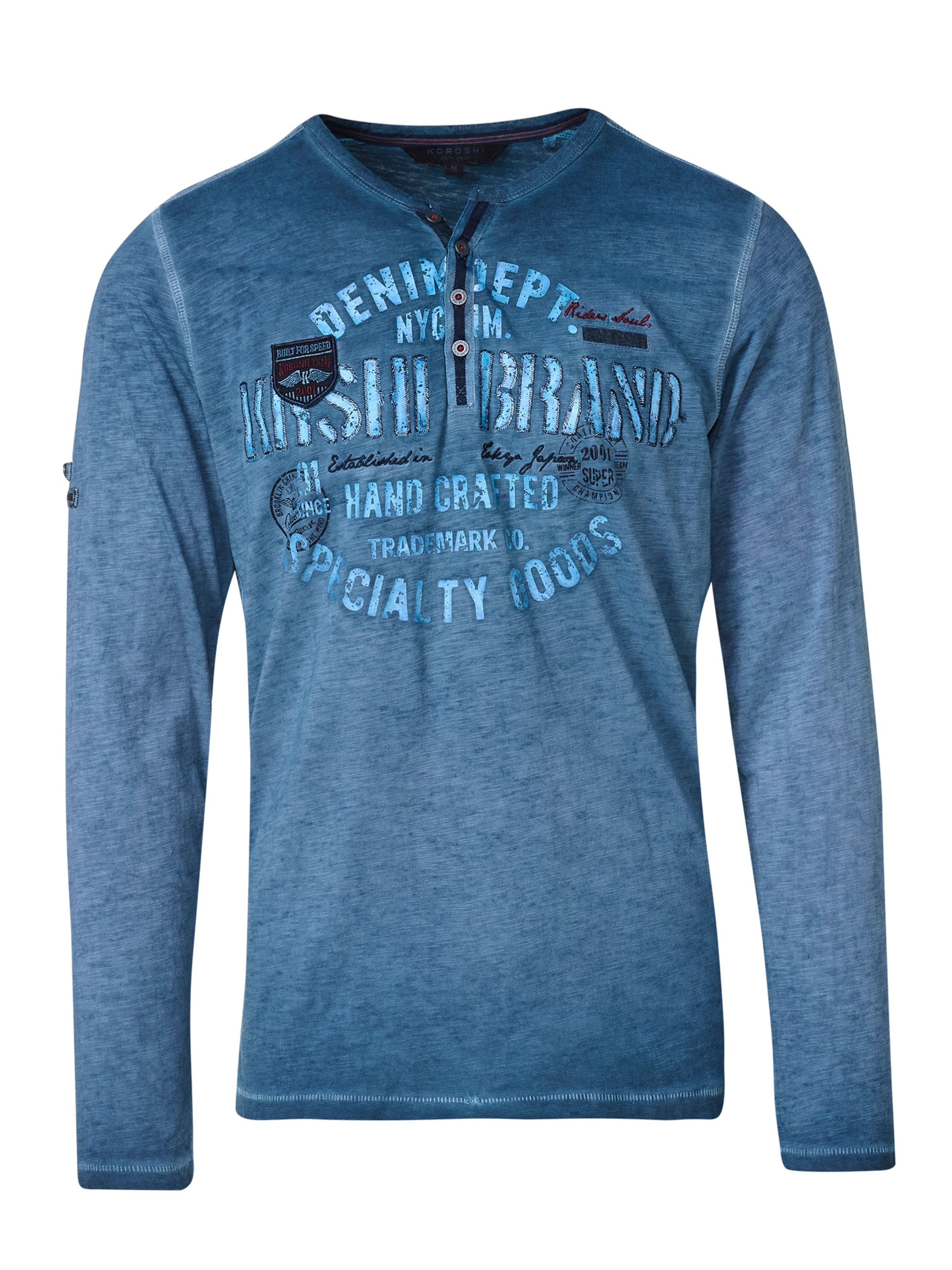 KOROSHI Shirt in Blue: front