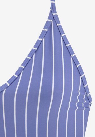 VIVANCE Trikotni nedrčki Enodelne kopalke | modra barva