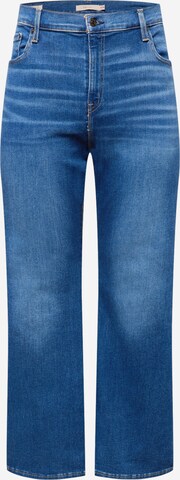 Levi's® Plus Flared Jeans '726 PL HR Flare' in Blauw: voorkant