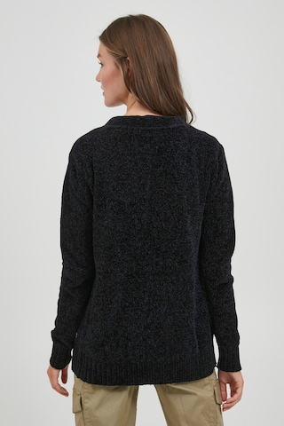 Oxmo Gebreid vest 'Elisabet Knit' in Zwart