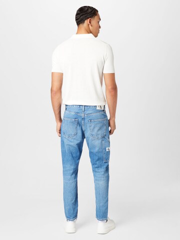 Calvin Klein Jeans Alt kitsenev Teksapüksid, värv sinine