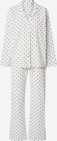 BeckSöndergaard Piżama w kolorze biały: przód