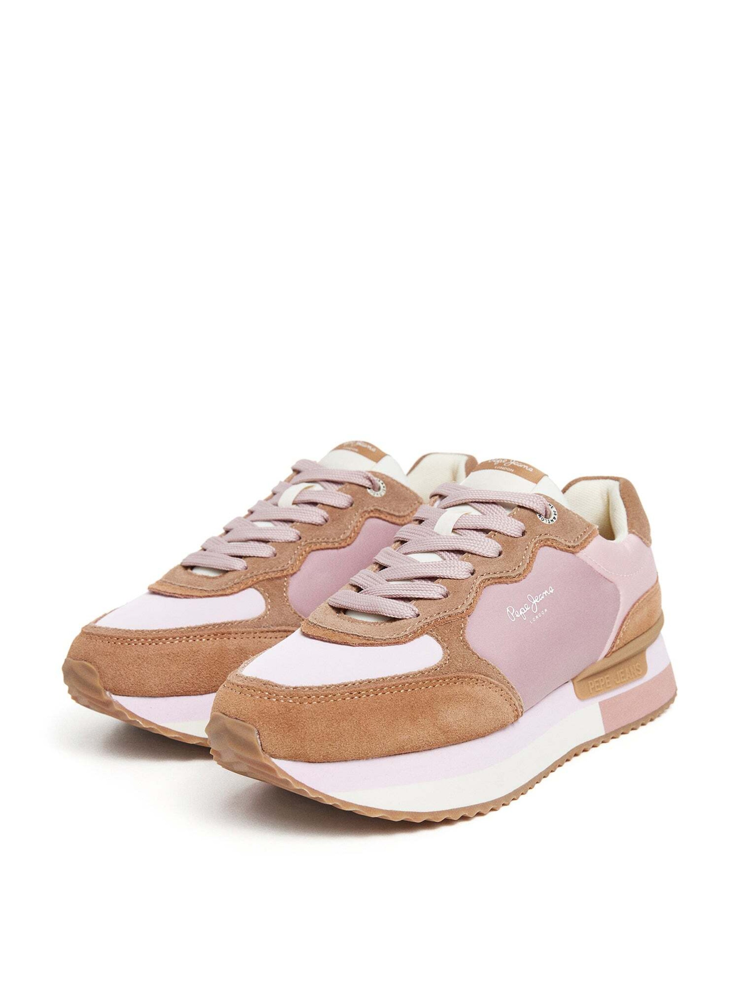 Sneaker bassa di Pepe Jeans in marrone: frontale