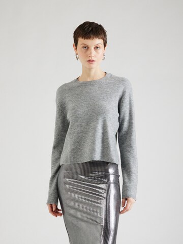 Pull-over WEEKDAY en gris : devant