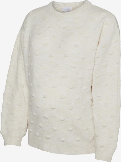 MAMALICIOUS Sweater 'ROBIN' in Pastel yellow / Light grey, Item view