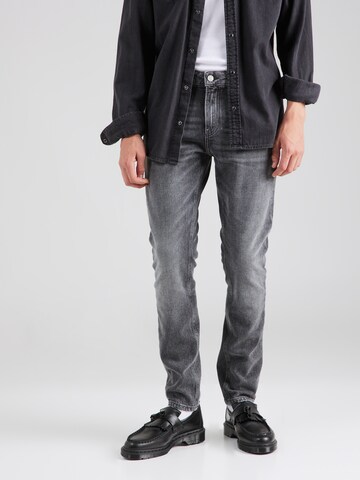 SCOTCH & SODA Slimfit Jeans 'Skim' in Grijs: voorkant