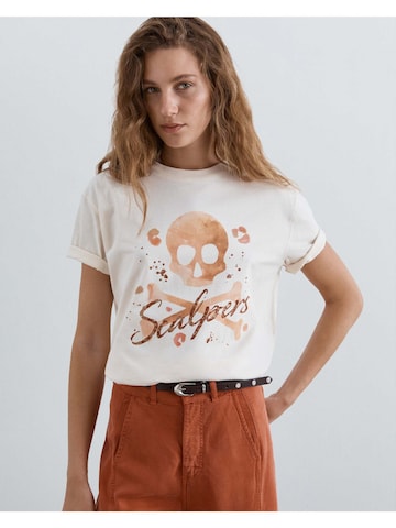 T-shirt ' ' Scalpers en beige : devant