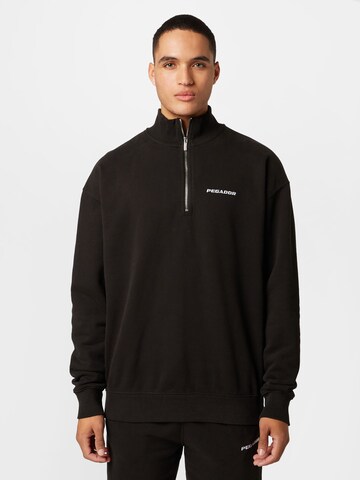 Sweat-shirt Pegador en noir : devant