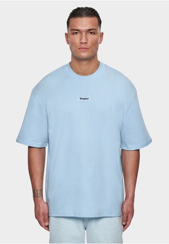 T-Shirt Dropsize en bleu : devant