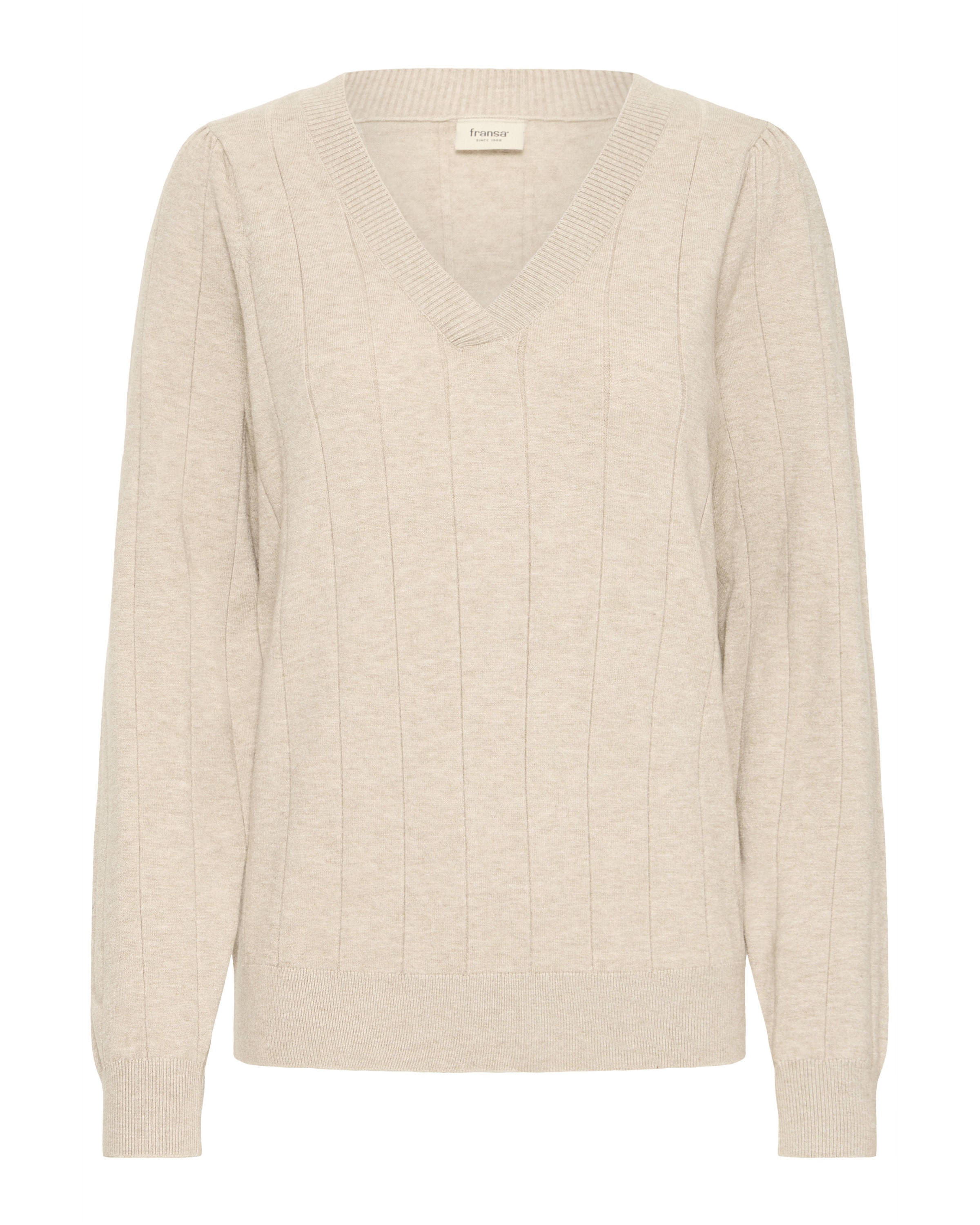Fransa Pullover 'FRKATA' i beige: forside