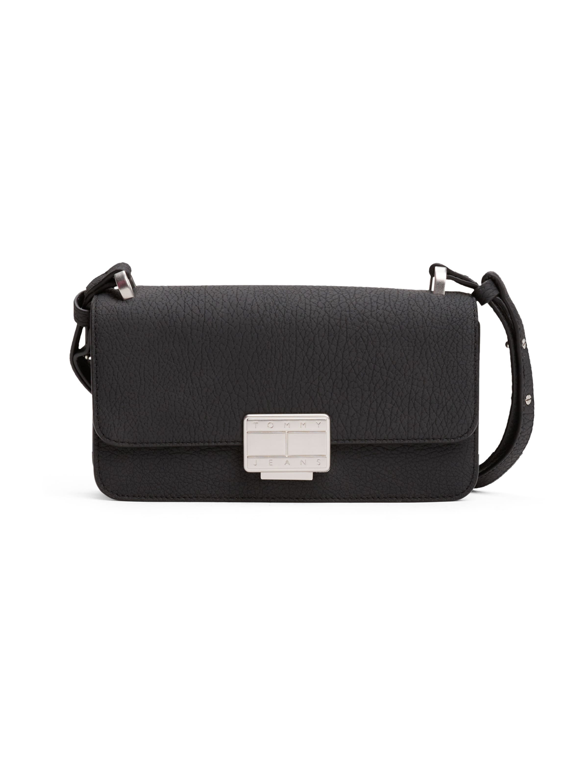 Tommy Jeans Наплечная сумка 'CRUSH' в Черный: спереди