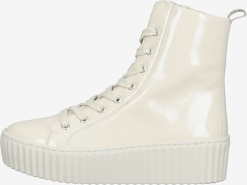 GABOR Lace-Up Ankle Boots in White