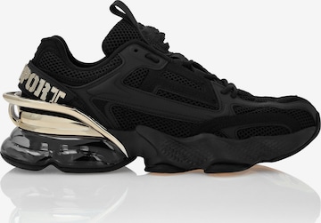 Sneaker bassa di Plein Sport in nero: frontale