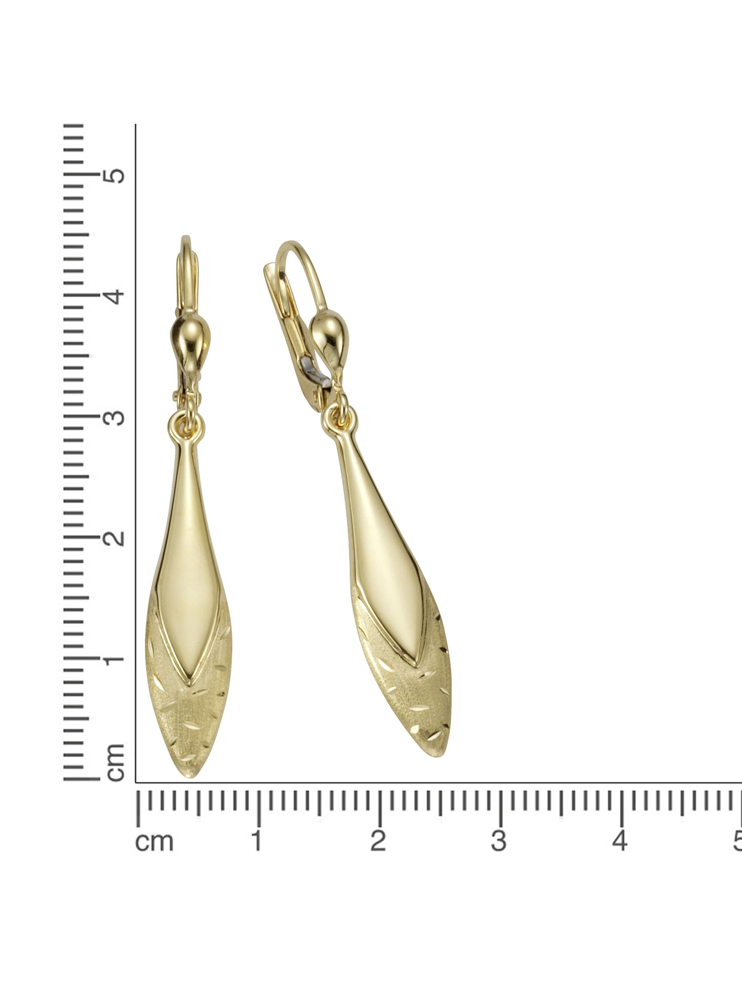 Fascination by Ellen K. Earrings in Gold: front