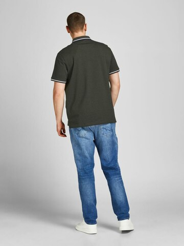 Jack & Jones Plus Shirt 'JJEPaulos' in Green