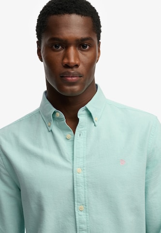 Coupe regular Chemise 'Oxford Preppy' Superdry & Co en vert