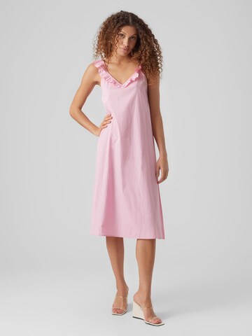 VERO MODA Kleid 'Kelly' in Pink: predná strana