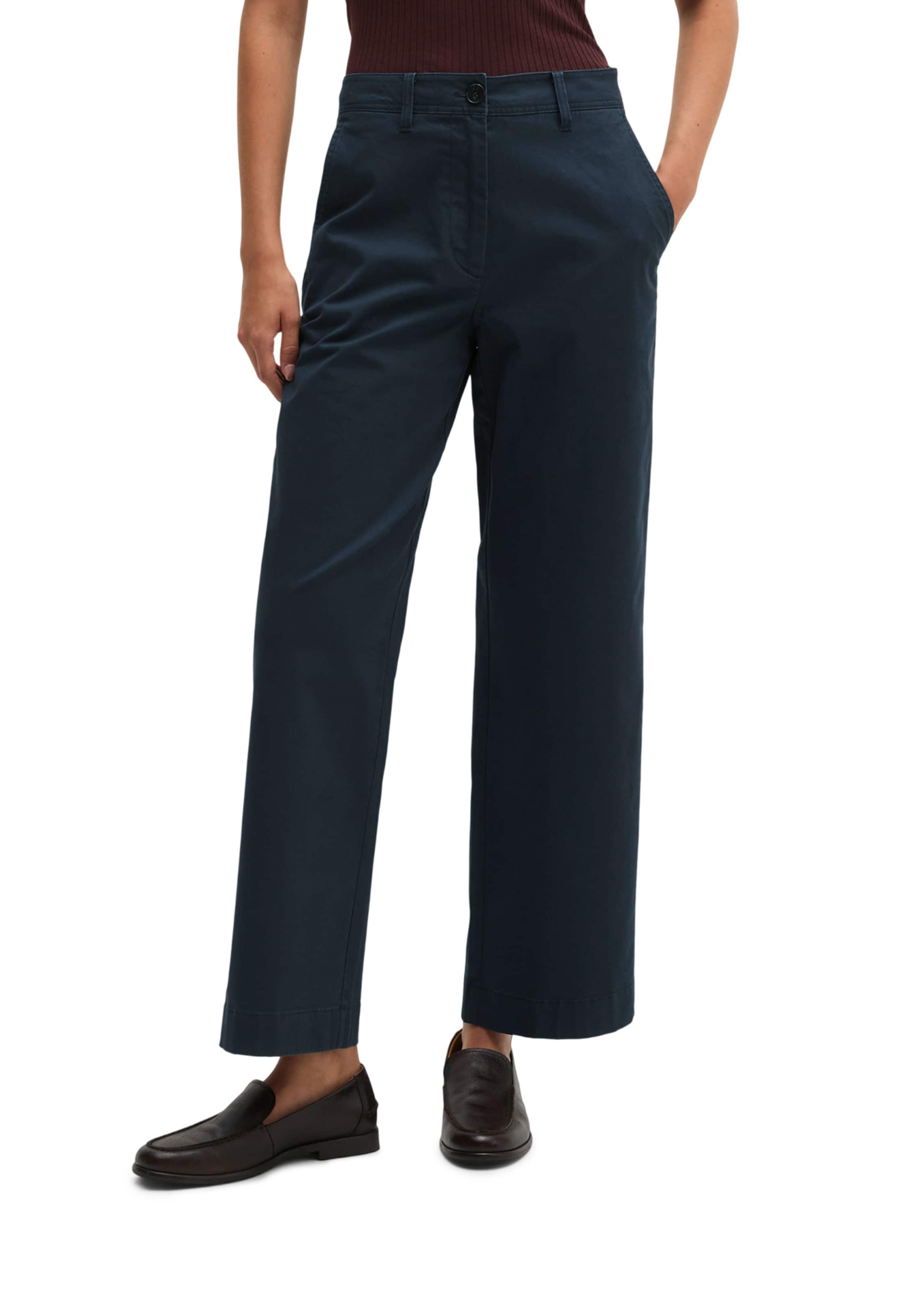 Marc O'Polo Loose fit Pants in Blue: front