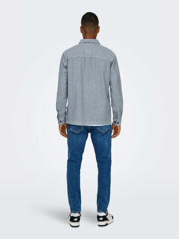Comfort fit Camicia 'ONSOLIVER' di Only & Sons in blu