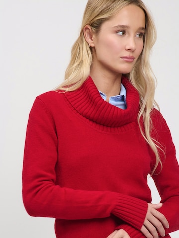 Influencer Pullover in Rot