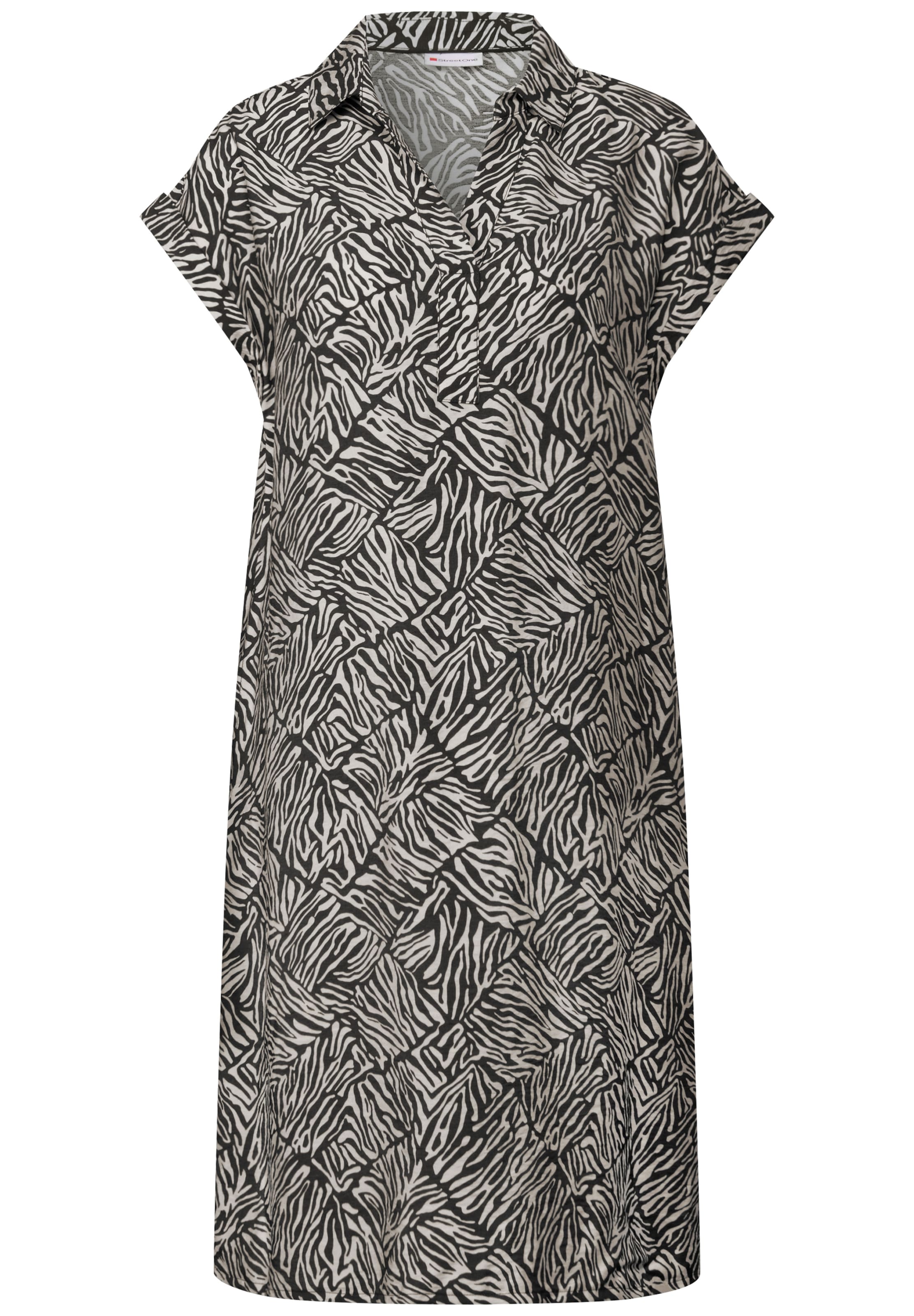 STREET ONE Sommerkleid in Grün: Vorderseite