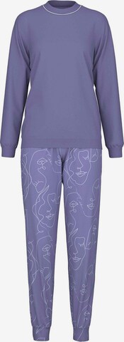 CALIDA Pajama in Purple: front