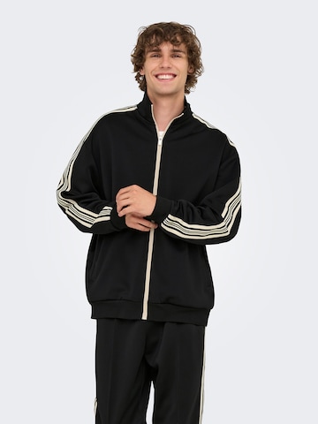 Only & Sons - Sudadera con cremallera 'ONSRIBER' en azul: frente