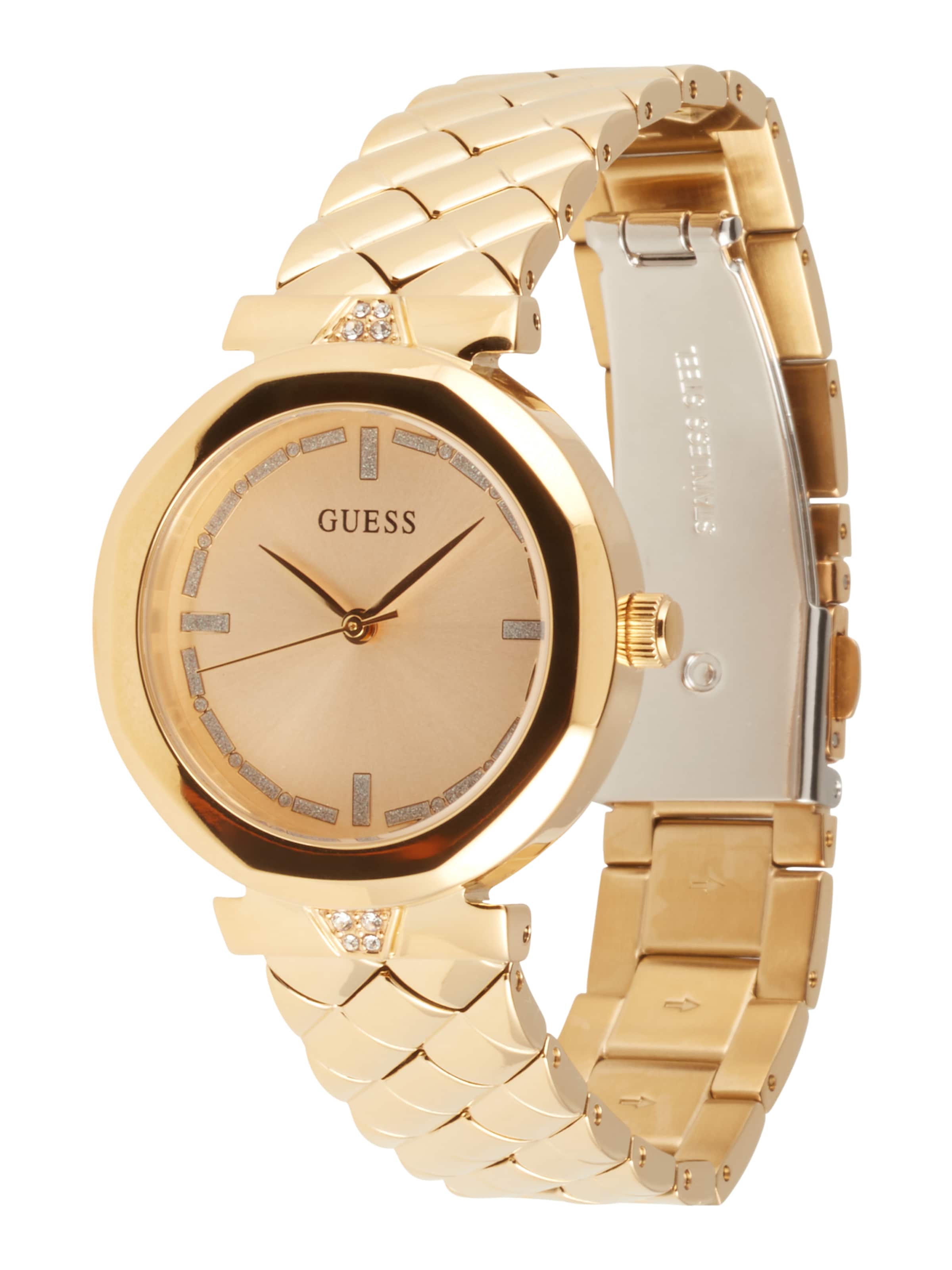 GUESS Analog Watch in Gold: front