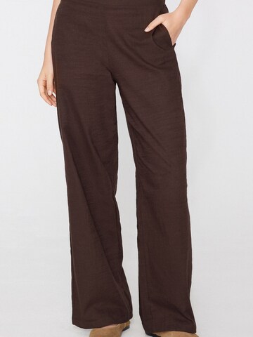 Tezenis Wide leg Pants in Brown